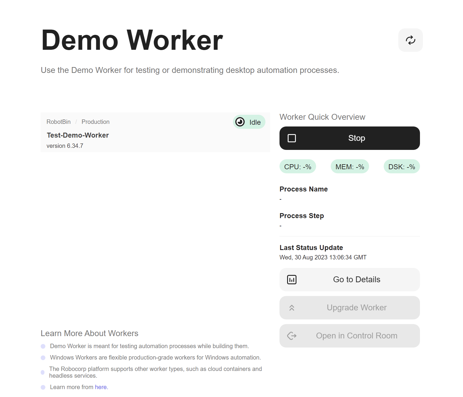 Demo Worker