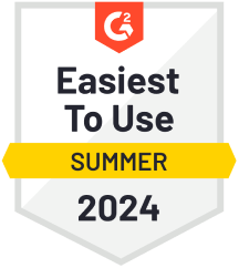 G2 badge, Easiest to use, spring, 2024